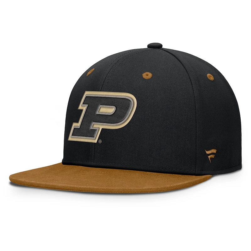 Casquette ajustée Purdue Boilermakers NoBo noire/marron pour homme
