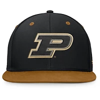 Casquette ajustée Purdue Boilermakers NoBo noire/marron pour homme