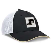 Men's Fanatics  Black Purdue Boilermakers 5-Panel Matter Flex Hat