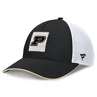 Men's Fanatics  Black Purdue Boilermakers 5-Panel Matter Flex Hat