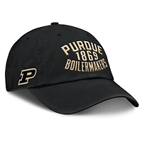 Casquette ajustable Fanatics noire Purdue Boilermakers Archer pour homme