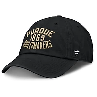 Casquette ajustable Fanatics noire Purdue Boilermakers Archer pour homme