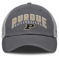 Men's Fanatics Charcoal Purdue Boilermakers Ionic Trucker Adjustable Hat