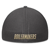 Casquette Fanatics grise Purdue Boilermakers Clincher Flex pour homme