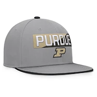 Casquette Snapback Purdue Boilermakers Duo grise Fanatics pour homme