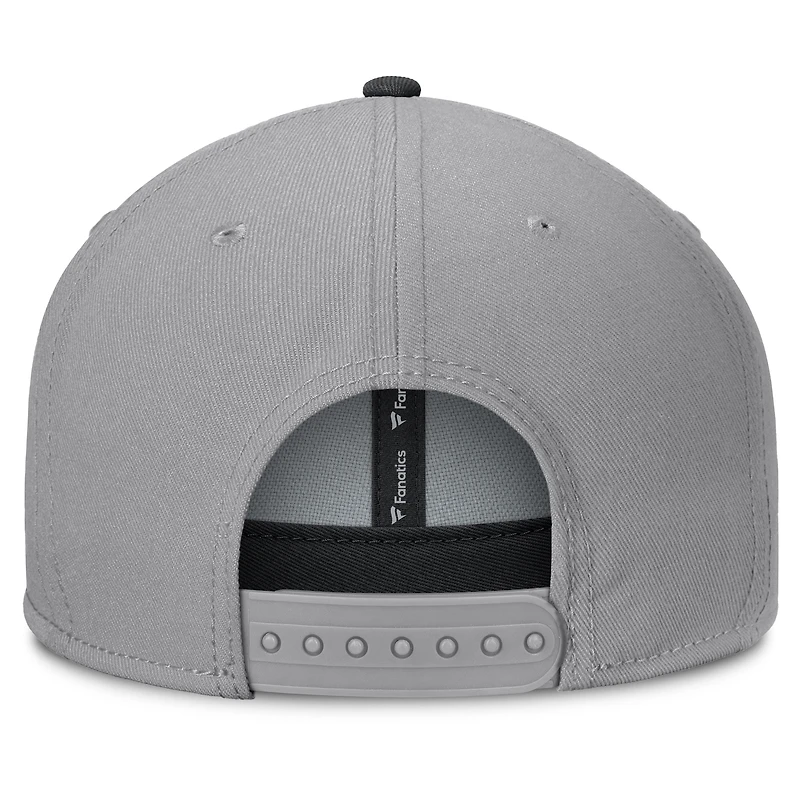 Casquette Snapback Purdue Boilermakers Duo grise Fanatics pour homme