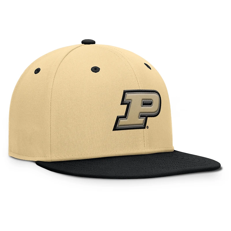 Casquette ajustée Purdue Boilermakers Balance kaki/noir pour homme Fanatics