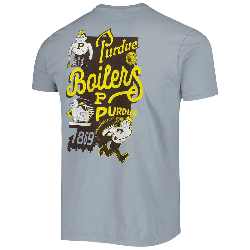 Men's Graphite Purdue Boilermakers Vault State Comfort T-Shirt