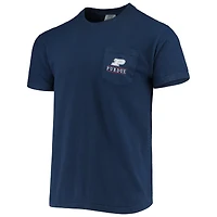 T-shirt homme bleu marine Purdue Boilermakers Campus Americana
