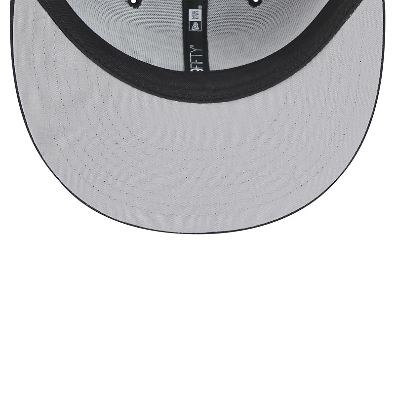 Men's New Era Black Purdue Boilermakers Trucker 9FIFTY Snapback Hat