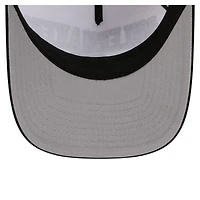 Men's New Era White/Black Purdue Boilermakers Arch Two-Tone Rope 9FORTY A-Frame M-Crown Adjustable Hat