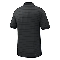 Polo Nike noir à rayures Victory pour entraîneurs Purdue Boilermakers 2025, début de saison