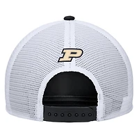 Casquette ajustable Nike noire Purdue Boilermakers 2025 On-Field Rise Trucker Performance pour homme