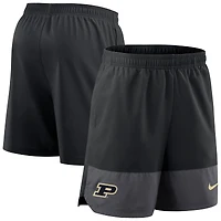 Men's Nike Black Purdue Boilermakers 2025 Sideline Dri-FIT Shorts