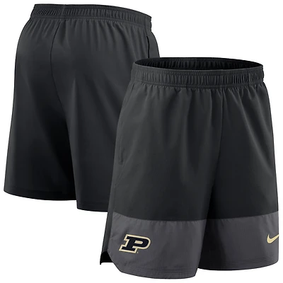 Men's Nike Black Purdue Boilermakers 2025 Sideline Dri-FIT Shorts