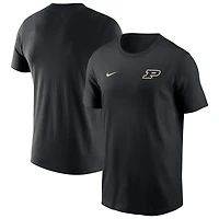 T-shirt Nike Performance noir Purdue Boilermakers 2025 Sideline Legend pour homme