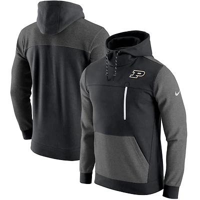 Sweat à capuche Purdue Boilermakers AV-15 2.0 Nike noir pour homme