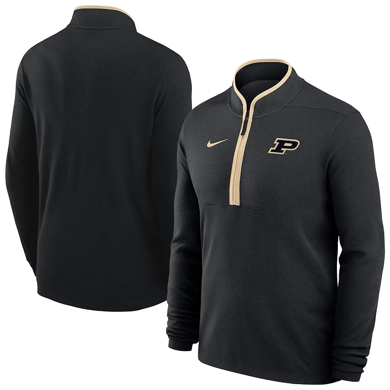 Men's Nike Black Purdue Boilermakers Basketball Victory Dri-FIT Half-Zip Pullover