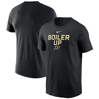 T-shirt Nike noir Purdue Boilermakers Local Performance pour homme