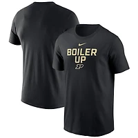 T-shirt Nike noir Purdue Boilermakers Local Performance pour homme