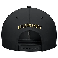 Casquette Snapback Nike Purdue Boilermakers Pro noire pour homme
