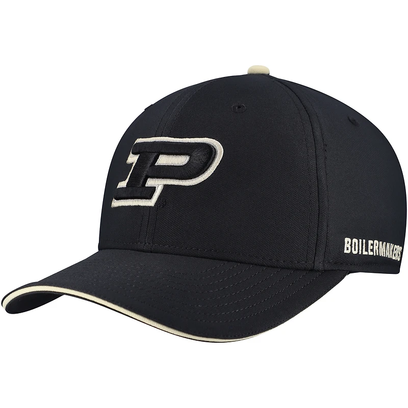 Casquette Nike Performance Flex Purdue Boilermakers Rise noire pour homme