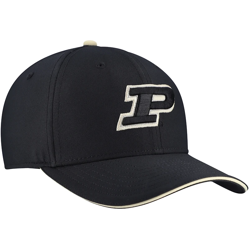 Casquette Nike Performance Flex Purdue Boilermakers Rise noire pour homme
