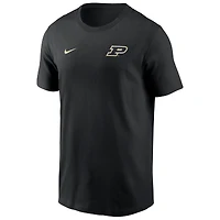 T-shirt Nike noir Purdue Boilermakers Sideline Legend Dri-FIT pour homme