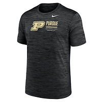 Men's Nike Black Purdue Boilermakers Velocity Dri-FIT T-Shirt