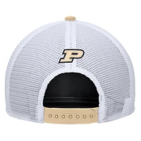 Casquette ajustable Nike Gold Purdue Boilermakers 2025 On-Field Rise Trucker Performance pour homme