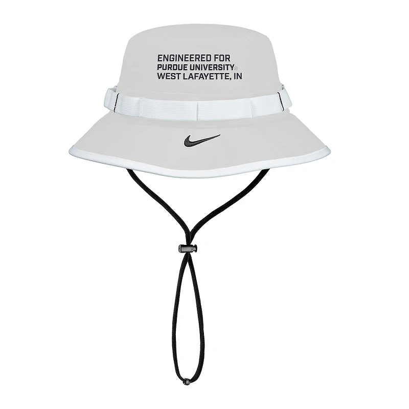Bob Nike gris Purdue Boilermakers 2025 On-Field Boonie Performance pour homme