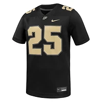 Maillot de football américain alternatif Nike n° 25 noir Purdue Boilermakers pour homme
