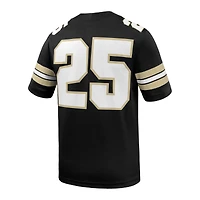 Maillot de football américain Nike n° 25 noir Purdue Boilermakers pour homme