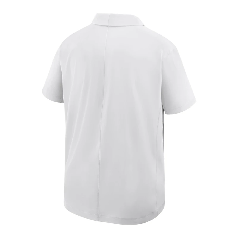 Men's Nike White Purdue Boilermakers Woven Polo