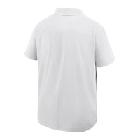 Men's Nike White Purdue Boilermakers Woven Polo