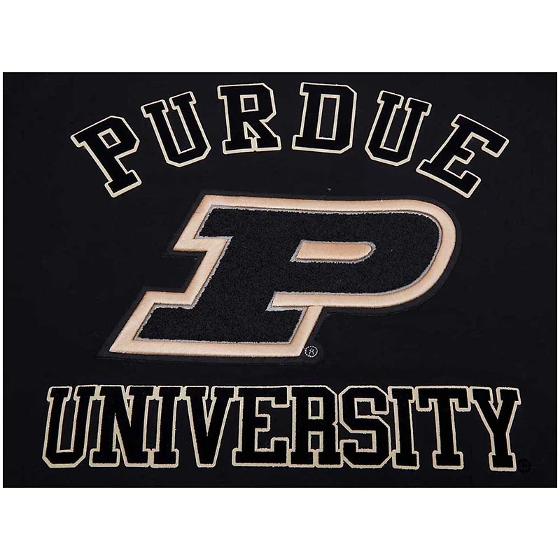 Men's Pro Standard Black Purdue Boilermakers Classic Stacked Logo T-Shirt