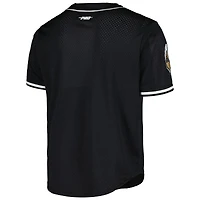 Men's Pro Standard Black Purdue Boilermakers Mesh Full-Button Replica Baseball Jersey