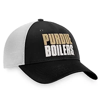 Casquette Snapback Top of the World noir/blanc Purdue Boilermakers Stockpile Trucker pour hommes