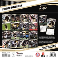 Purdue Boilermakers 12” x 12” 2026 Team Wall Calendar