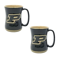 Purdue Boilermakers 16oz. Sculpted Barista Mug Two-Pack
