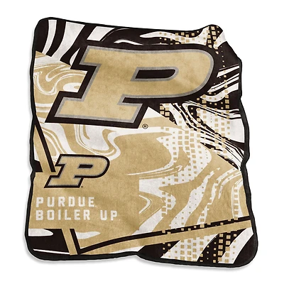 Purdue Boilermakers 50" x 60" Couverture tourbillonnante Raschel