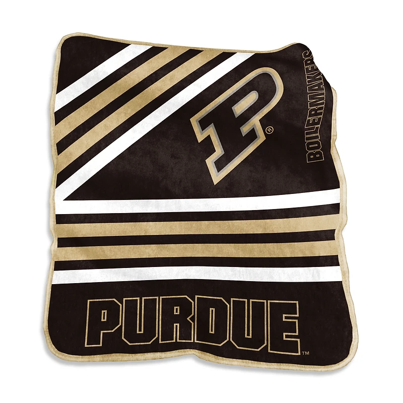 Purdue Boilermakers 50'' x 60'' Team Plush Raschel Throw Blanket