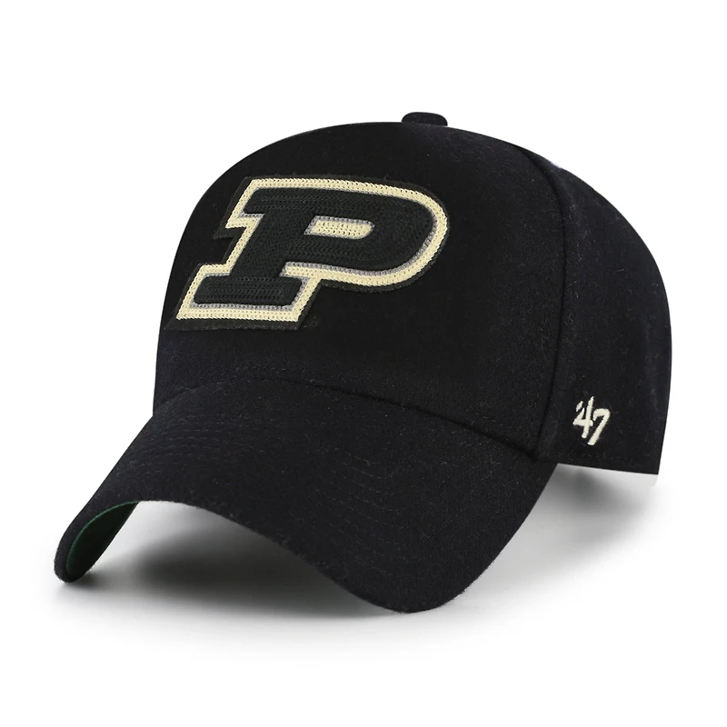Casquette unisexe ajustable '47 Black Purdue Boilermakers Collections Golden Age Offside DT