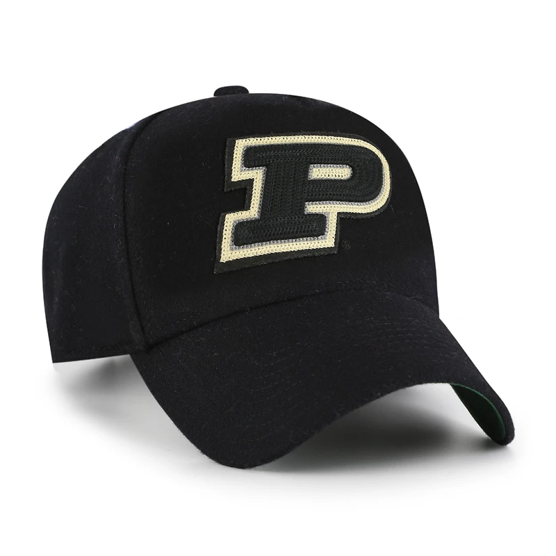 Unisex '47 Black Purdue Boilermakers Collections Golden Age Offside DT Adjustable Hat