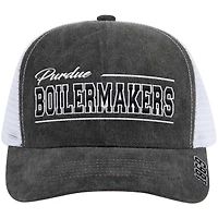 Unisex Colosseum  Gray Purdue Boilermakers Billy 2400 Adjustable Trucker Hat