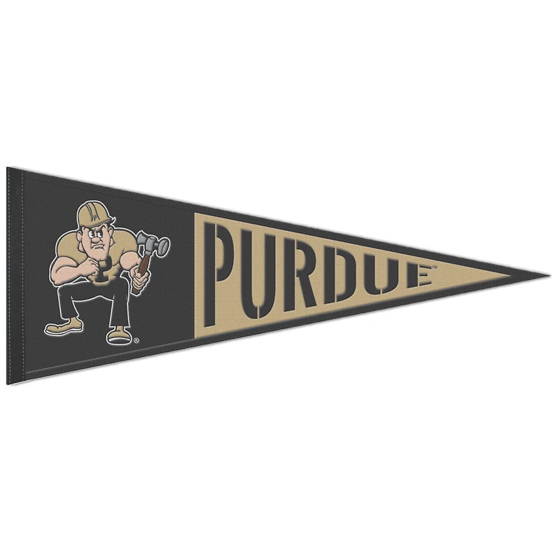 Fanion à logo rétro WinCraft Purdue Boilermakers 13" x 32"