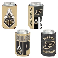 WinCraft Purdue Chaudronniers 4-Pack 12oz. Ensemble refroidisseur de canettes