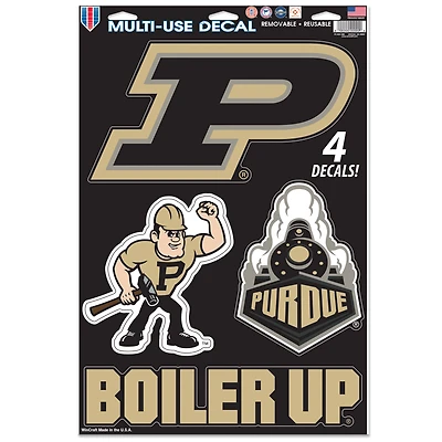 WinCraft Purdue Boilermakers Primary 11'' x 17'' Multi-Use Decal Sheet