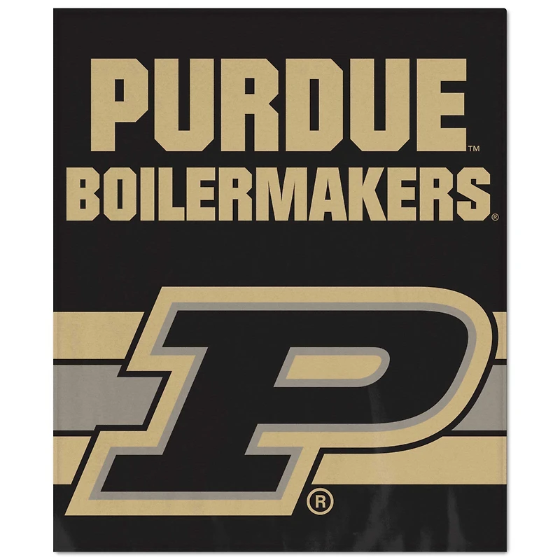 Couverture ultra-douce WinCraft Purdue Boilermakers 50" x 60"