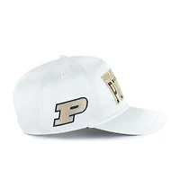 Casquette ajustable blanche Purdue Boilermakers Outspoken Hitch pour femme, modèle 1947